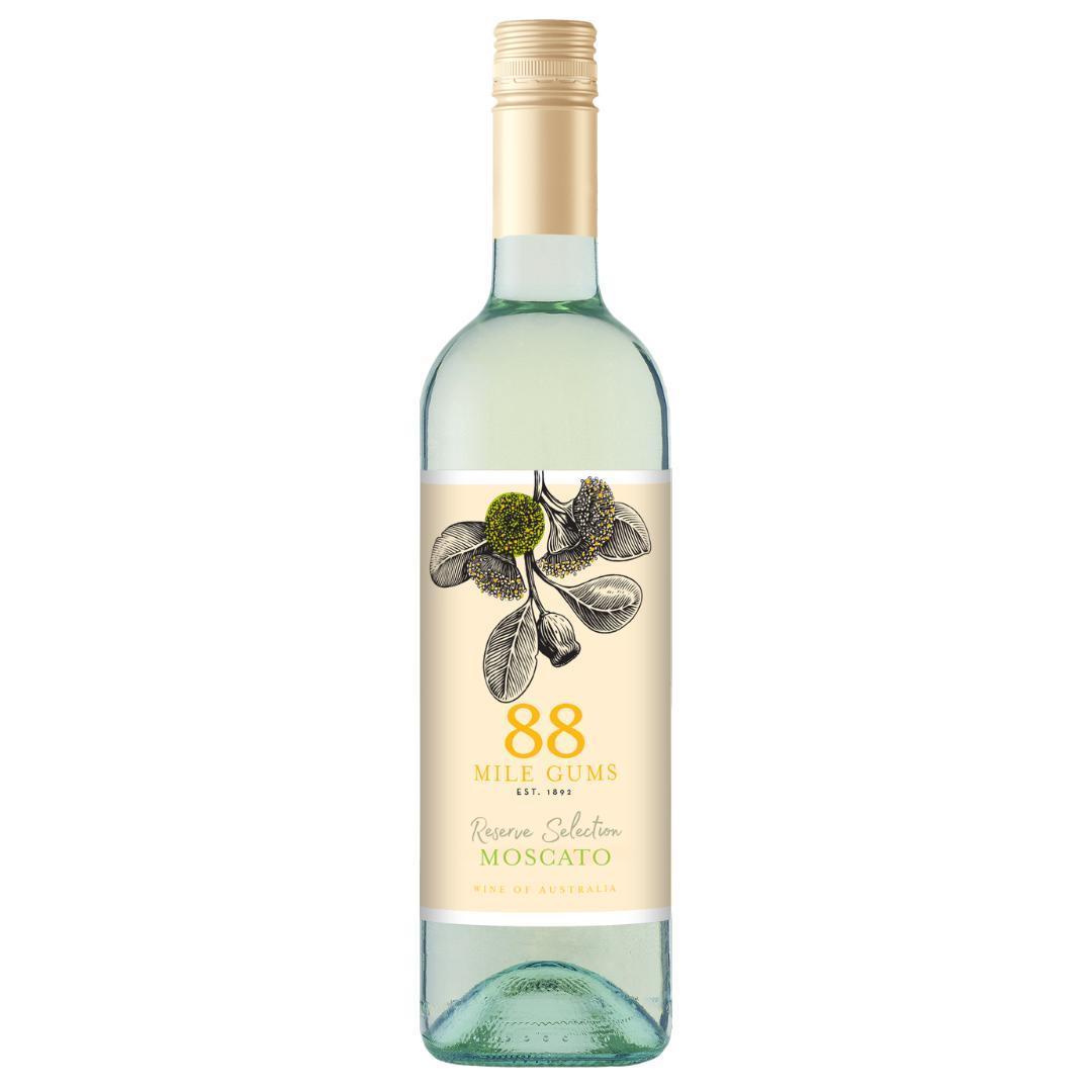 88 Mile Gums Moscato-White Wine-World Wine