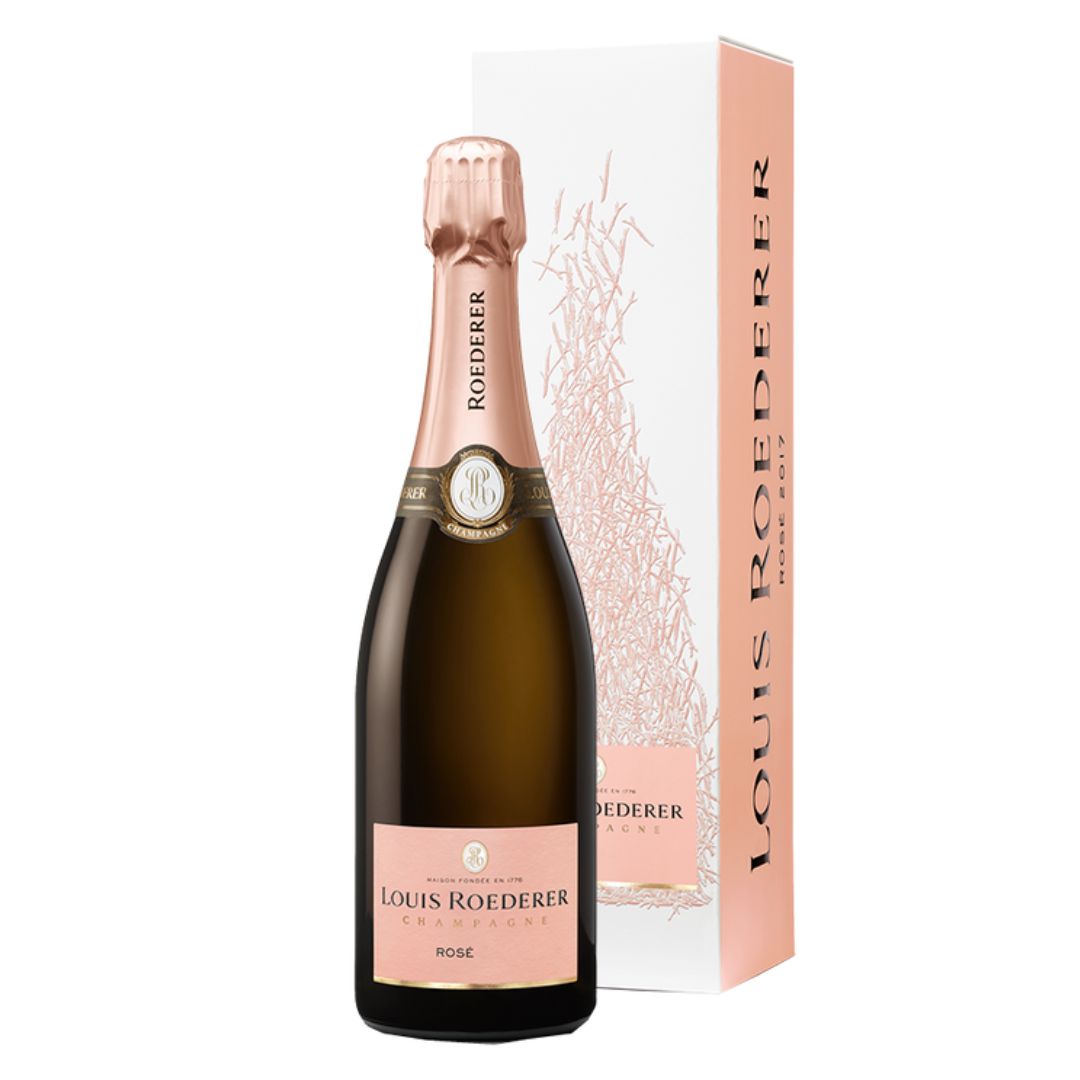 Roederer Vintage Rose Graphic Gift Box 750ml 2016-Champagne & Sparkling-World Wine