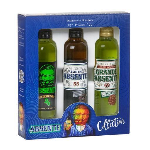 Distilleries et Domaines de Provence Absinthe Trio Gift Box x3 100ml-Spirits-World Wine