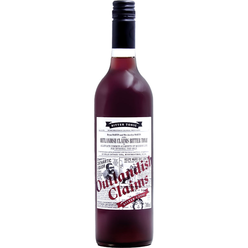 Outlandish Claims Bitter Tonic Red 750ml-Spirits-World Wine
