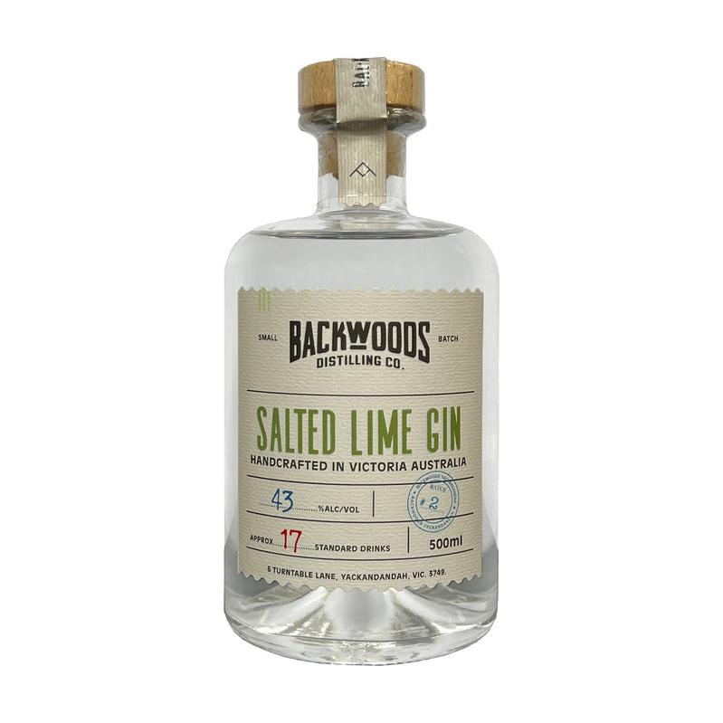 Backwoods Distilling Co. Salted Lime Gin 43% 500ml-Spirits-World Wine