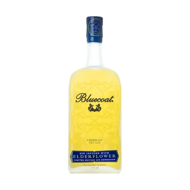 Bluecoat American Elderflower Gin 47% 700ml-Spirits-World Wine