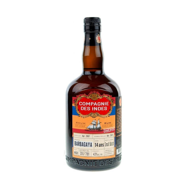 Compagnie des Indes Barbagaya 14 yrs 43% 700ml-Spirits-World Wine