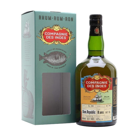 Compagnie des Indes Dominican Republic 8 yrs 43% 700ml-Spirits-World Wine