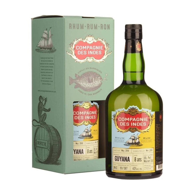 Compagnie des Indes Guyana 8 yrs 43% 700ml-Spirits-World Wine