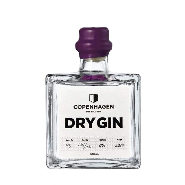 Copenhagen Distillery Dry Gin Organic Gin 43% 500ml-Spirits-World Wine