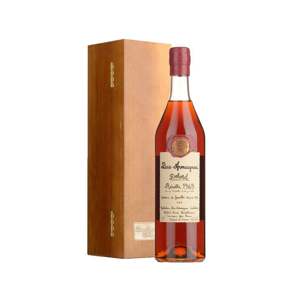 Delord 1969 BA 40% Rare Vintage (Gift Box) 700ml-Spirits-World Wine