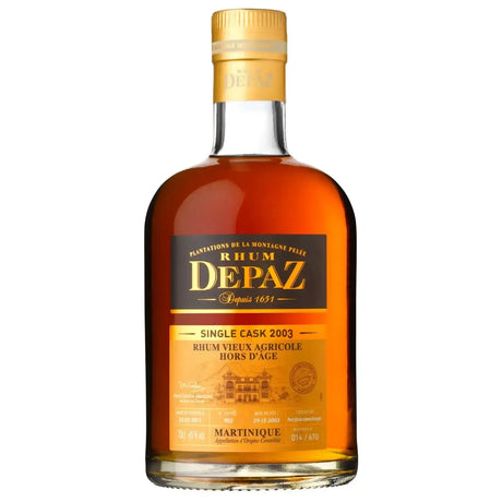 Depaz 11 yrs Single Cask 45% 700ml-Spirits-World Wine
