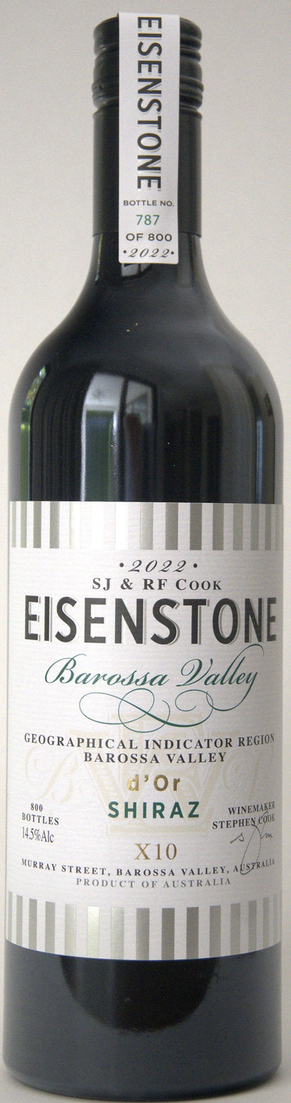 Eisenstone D'OR Shiraz 2022-Red Wine-World Wine