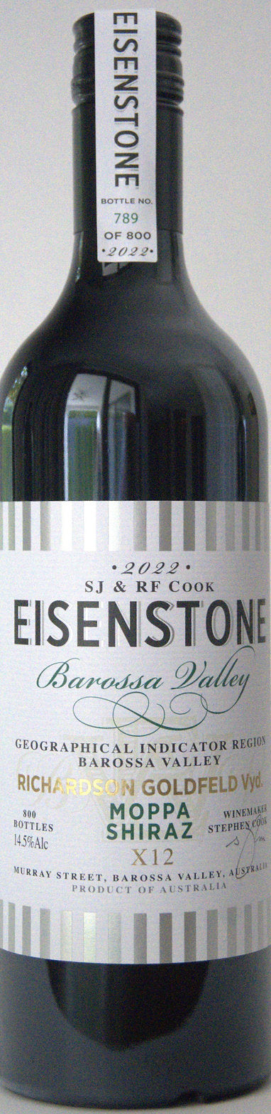 Eisenstone Richardson Goldfeld Shiraz 2022-Red Wine-World Wine