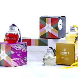 Animus Distillery Bauble Limited Edition Range 3-pack (x1 Davidsonia Gin, x1 Natini Gin, x1 Barrel Aged Gin)