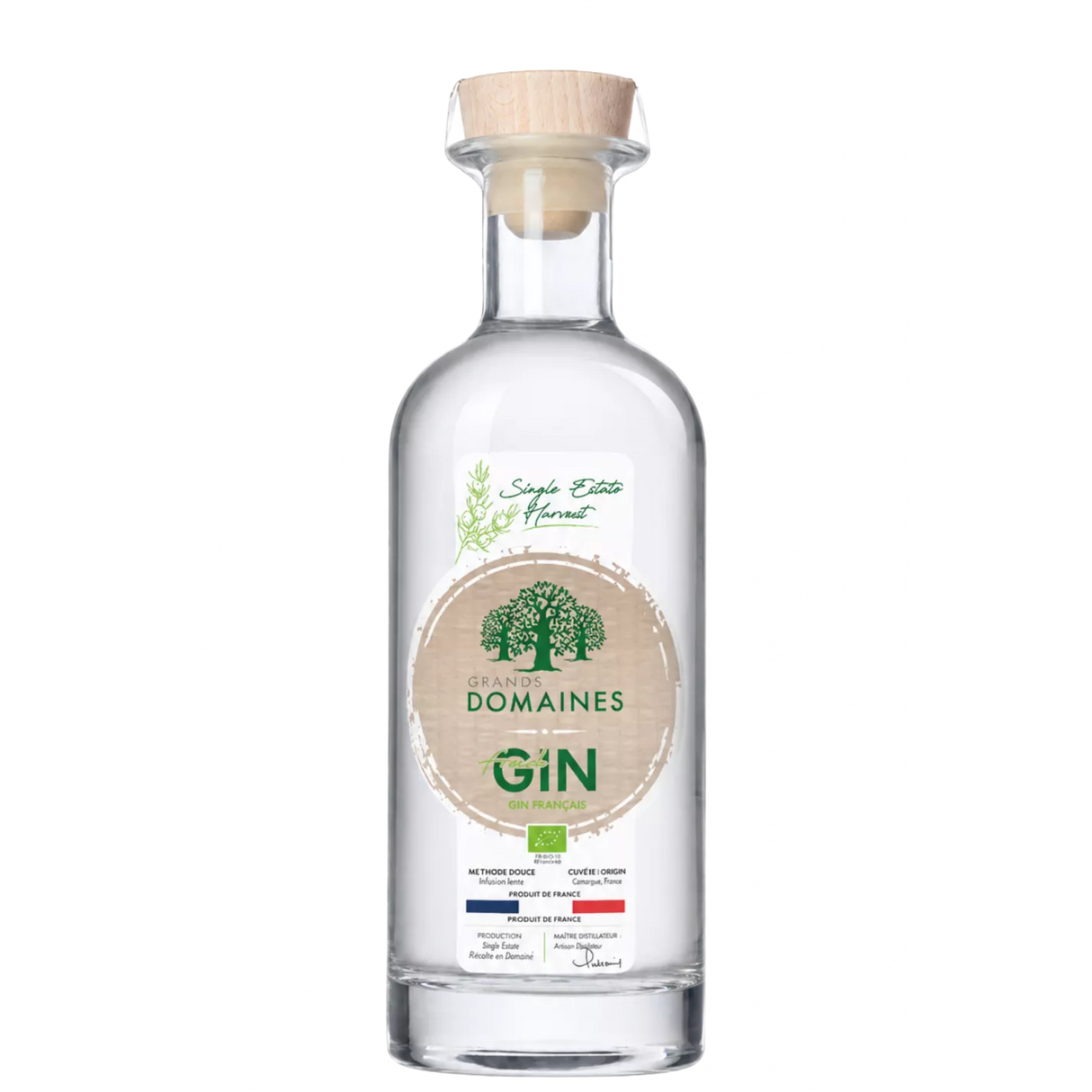 Grands Domaines Organic "Gin Bio" 700ml-Spirits-World Wine