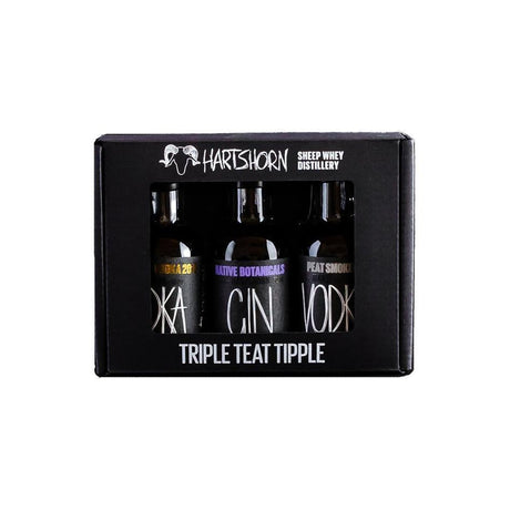 Hartshorn Distillery Trio Gift Box - Original Vodka, Gin, Peated Vodka x3 50ml-Spirits-World Wine