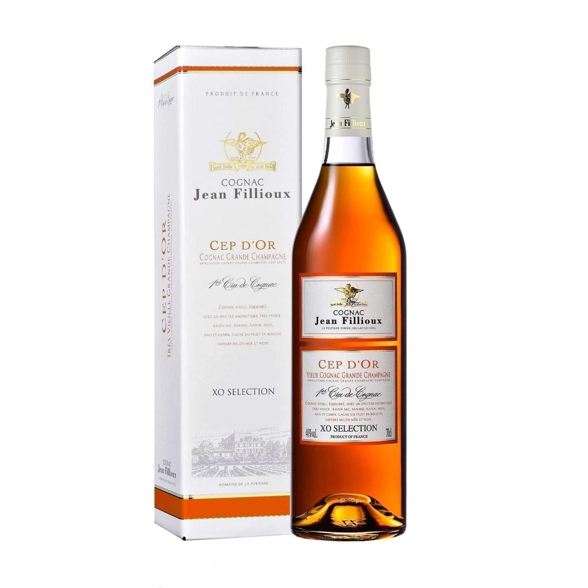 Jean Fillioux Cep d'Or XO 13-15 yrs 40% 700ml-Spirits-World Wine