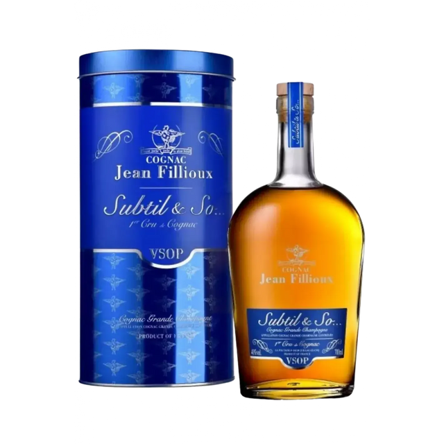 Jean Fillioux Subtil & So VSOP GC 6 yrs 40% (Gift Box) 700ml-Spirits-World Wine
