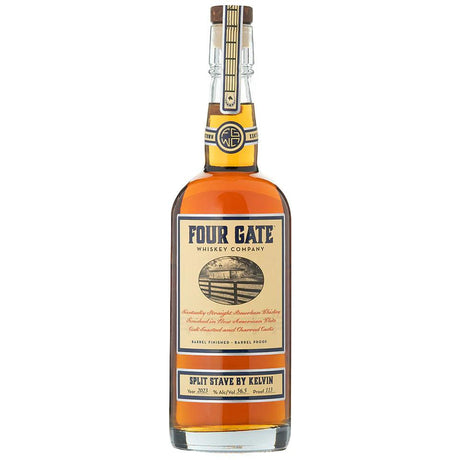 Four Gate Split Stave Kelvin 2023 Barrel Proof Bourbon 56.5% (Limited Release)-Spirits-World Wine