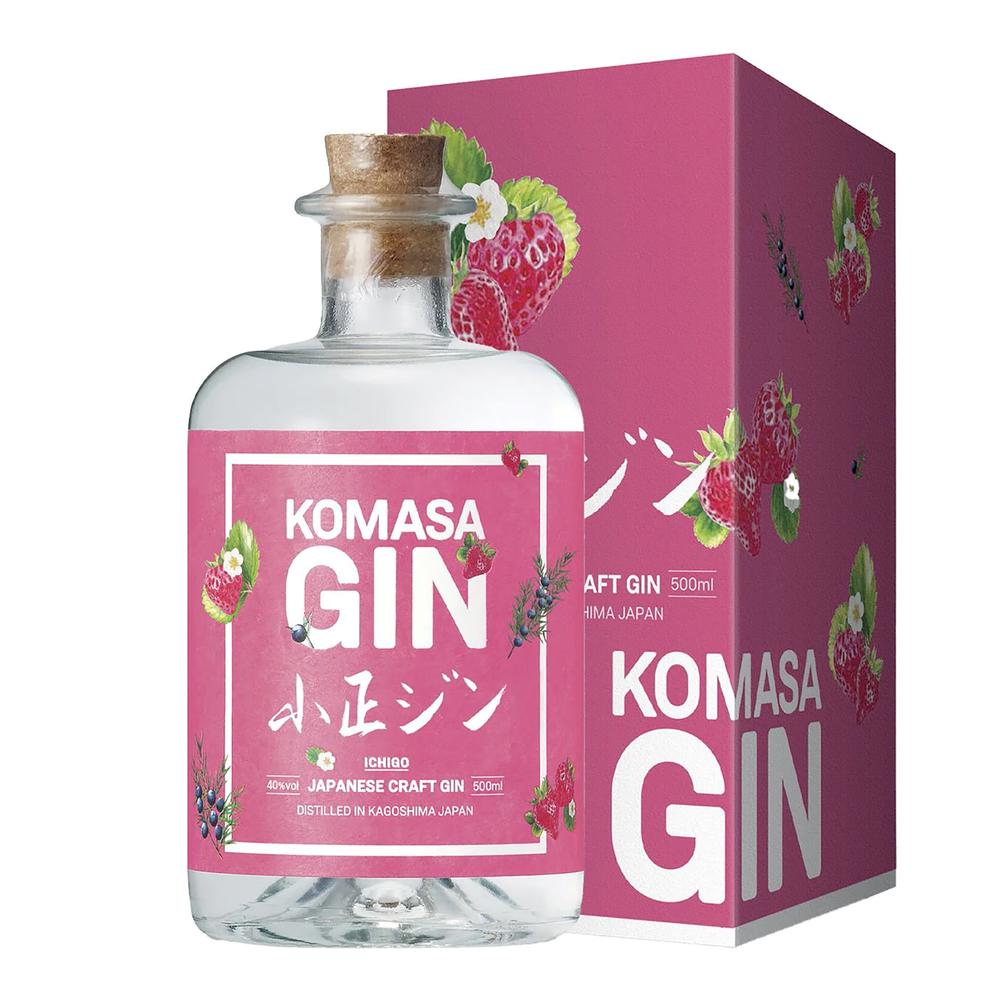 Komasa Kagoshima Gin (Strawberry) 40% 500ml-Spirits-World Wine
