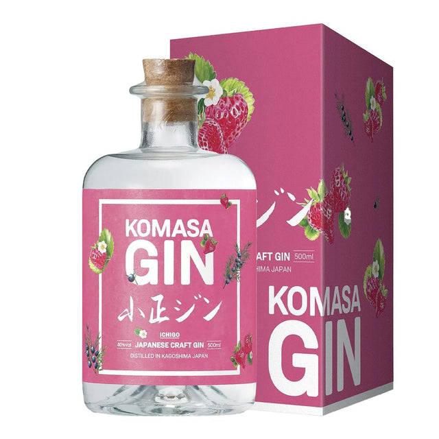 Komasa Kagoshima Gin (Strawberry) 40% 500ml-Spirits-World Wine