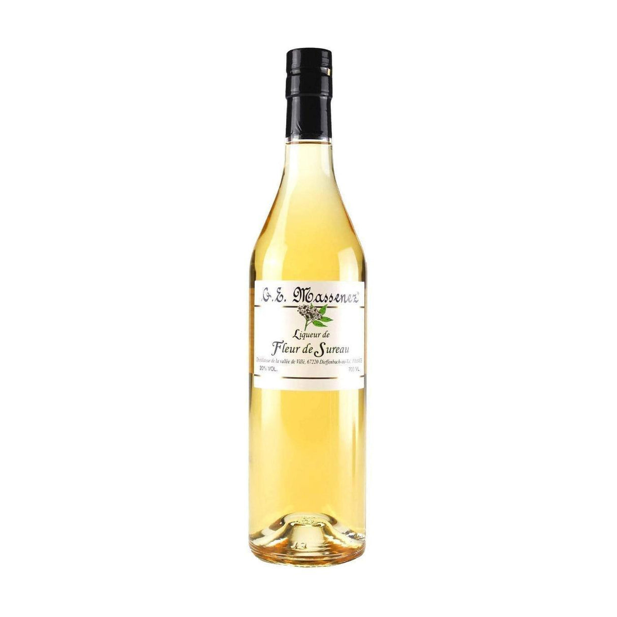 Massenez Elderflower (Fleur de Sureau) 20% 700ml-Spirits-World Wine