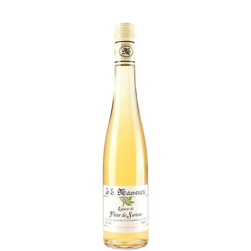 Massenez Elderflower (Fleur de Sureau) 20% 500ml-Spirits-World Wine