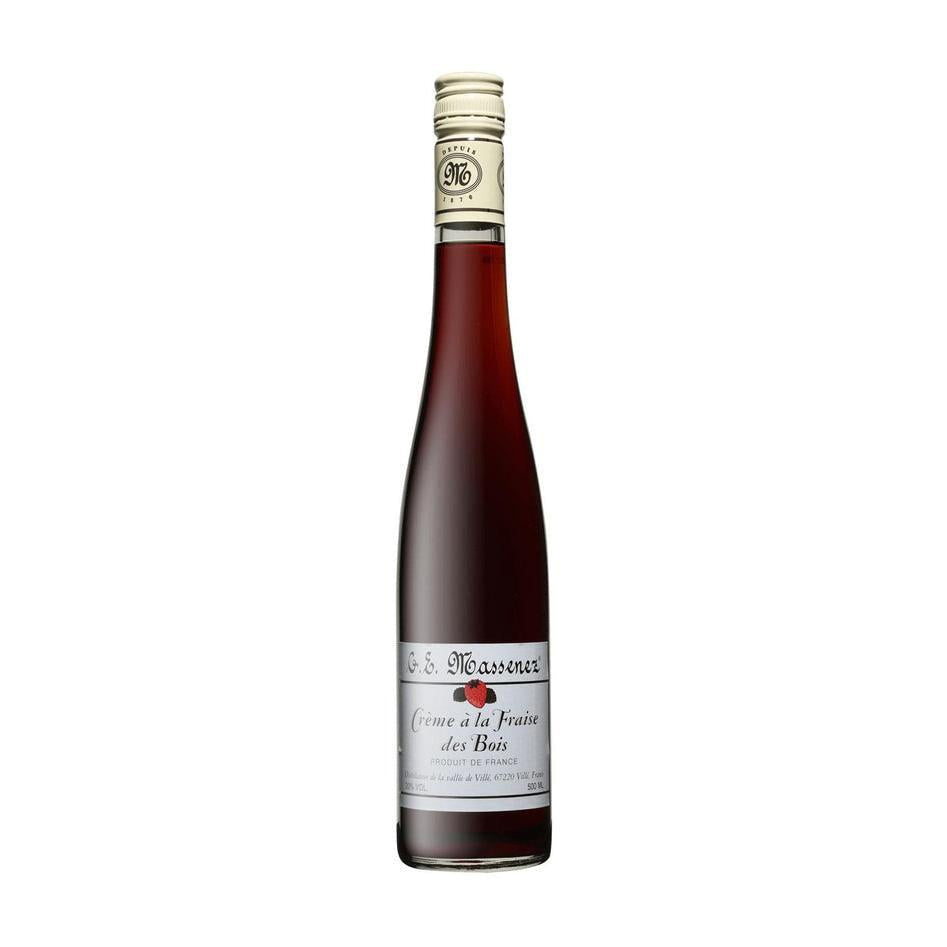 Massenez Wild Strawberry (Fraise des Bois) 20% 500ml-Spirits-World Wine