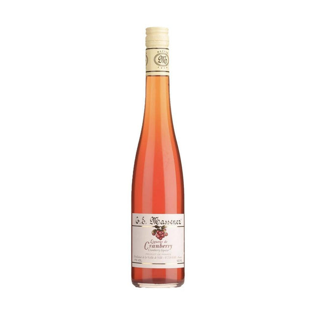 Massenez Cranberry (Canneberge) 17% 500ml-Spirits-World Wine