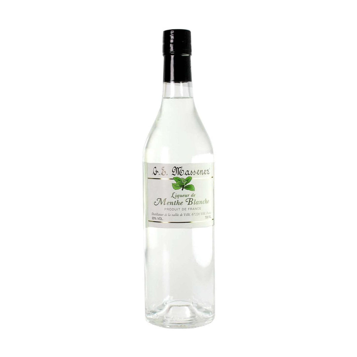 Massenez White Mint (Menthe Blanche) 20% 700ml-Spirits-World Wine