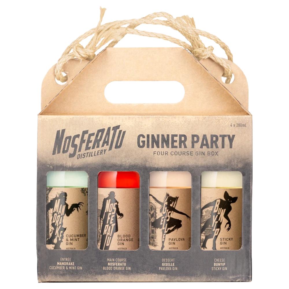 Nosferatu Ginner Satchel x4 200ml-Spirits-World Wine