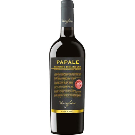 Varvaglione 1921 Linea Classici Oro - Vigne Storiche Primitivo di Manduria Papale Linea Oro DOP 375ml 2020-Red Wine-World Wine