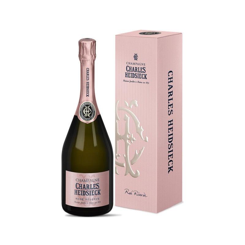 Charles Heidsieck Rosé Réserve (Gift Box) NV-Champagne & Sparkling-World Wine