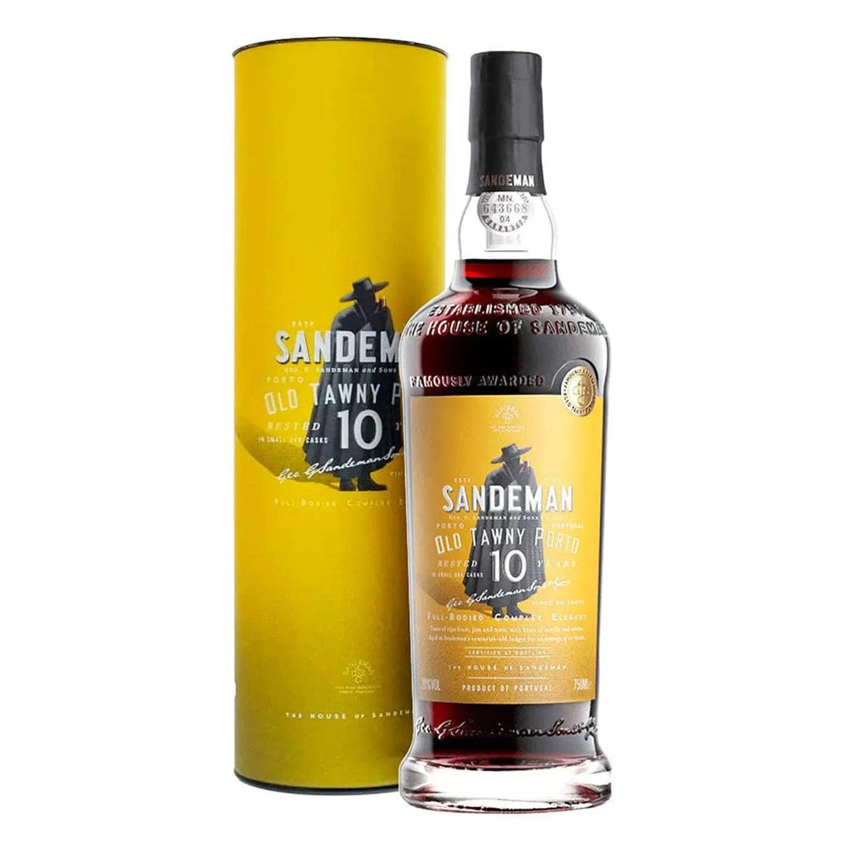 Sandeman Tawny 10 Years Old Port (Gift Box) NV-Dessert, Sherry & Port-World Wine