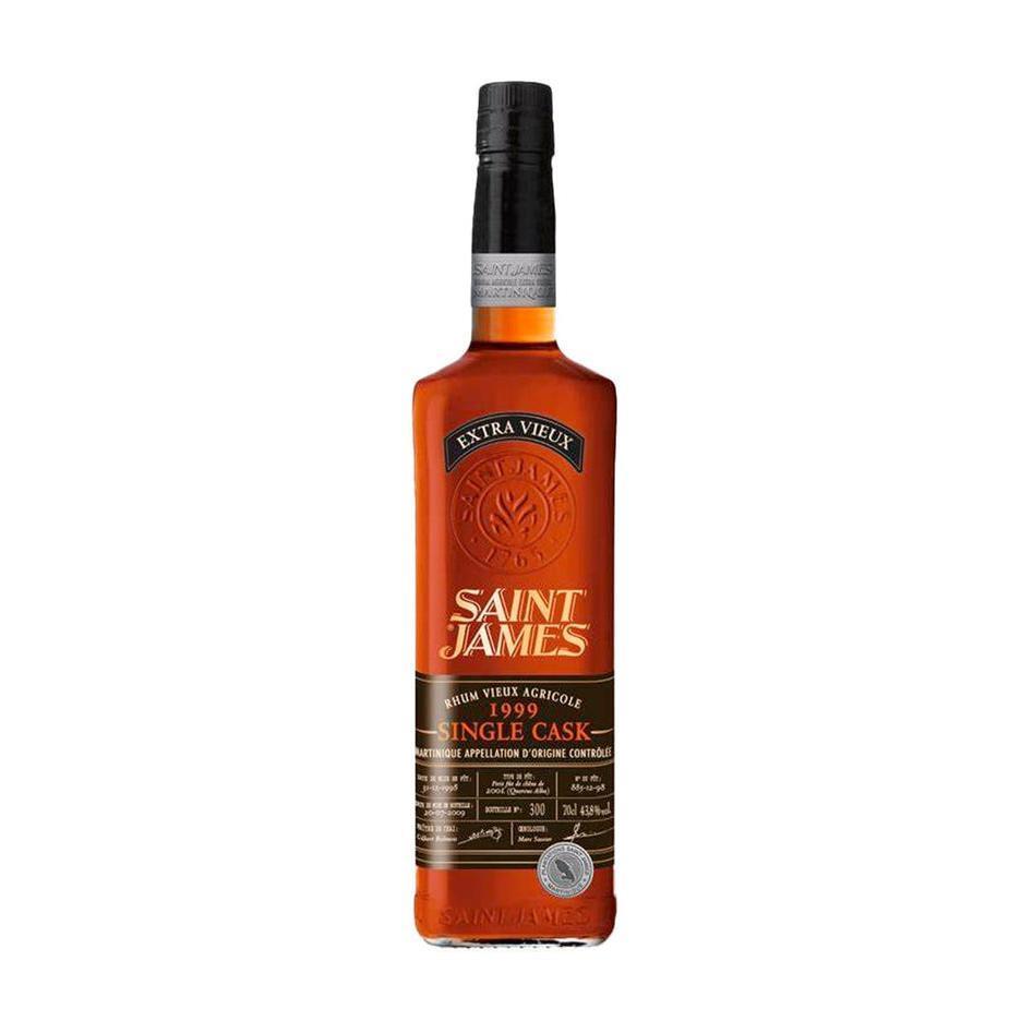 Saint James 1999 Single Cask 42.9% 700ml-Spirits-World Wine