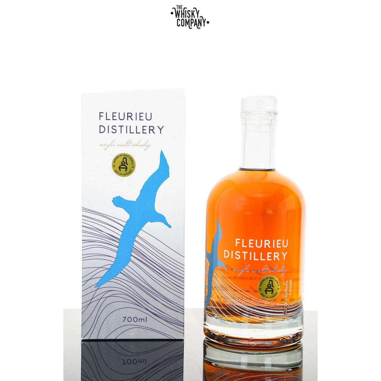 Fleurieu Distillery - Albatross Single Malt Whisky - South Australia 46% 700ML-Spirit-World Wine