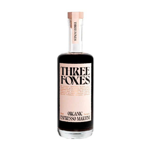 Three Foxes Organic Espresso Martini 13% 700ml-Spirits-World Wine