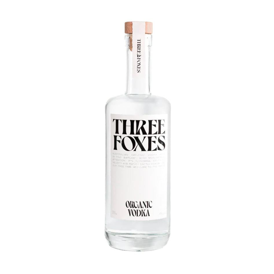 Three Foxes Organic Vodka 38% 700ml-Spirits-World Wine