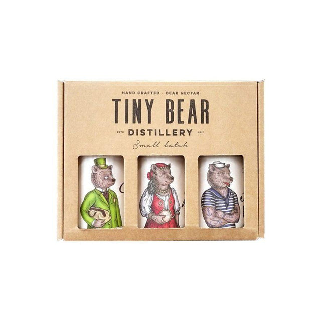 Tiny Bear Distillery Trio Gin Gift Box x3 600ml-Spirits-World Wine