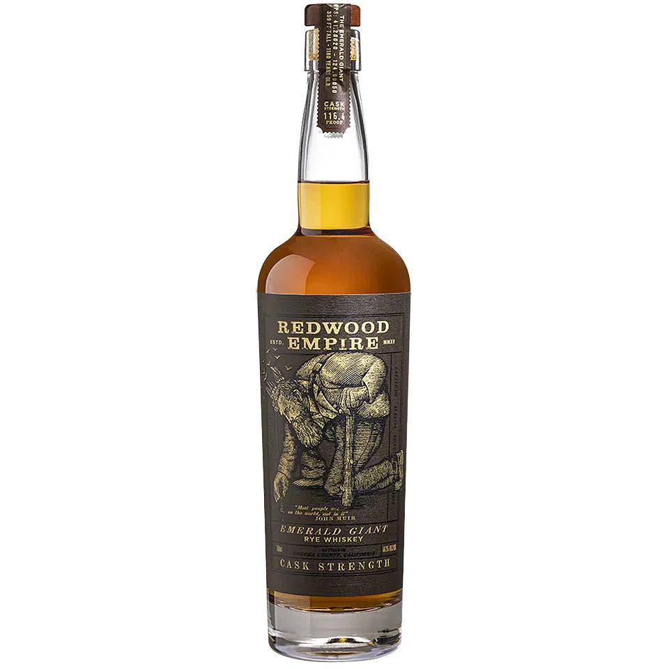 Redwood Empire Emerald Giant Cask Strength Rye Whiskey 58.2% (Limited Edition)-Spirits-World Wine