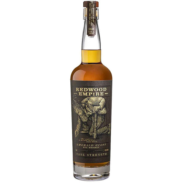 Redwood Empire Emerald Giant Cask Strength Rye Whiskey 58.2% (Limited Edition)-Spirits-World Wine