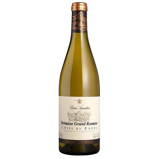 Pierre Amadieu Côtes-du-Rhône Grand Romane Blanc 2014 (6 Bottle Case)-White Wine-World Wine