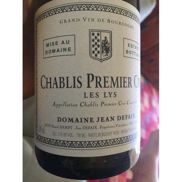 Domaine Jean Defaix Chablis 1er Cru 'Les Lys' (screw cap) 2018-White Wine-World Wine