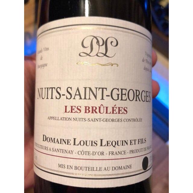 Domaine Louis Lequin Nuits St Georges “Les Brulees“ 2013-Red Wine-World Wine
