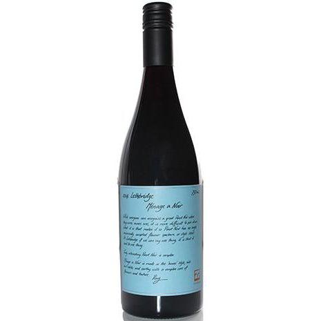 Lethbridge Menage A Noir Pinot Noir 2020-Red Wine-World Wine