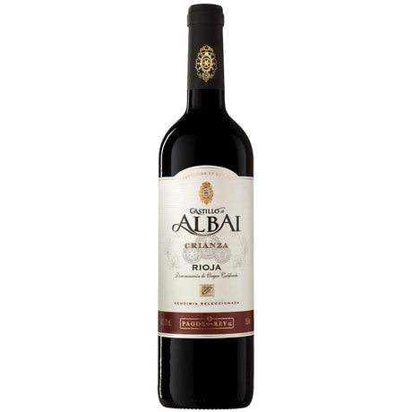 Pagos del Rey Castillo De Albai Crianza 2015 (12 bottle case)-Red Wine-World Wine