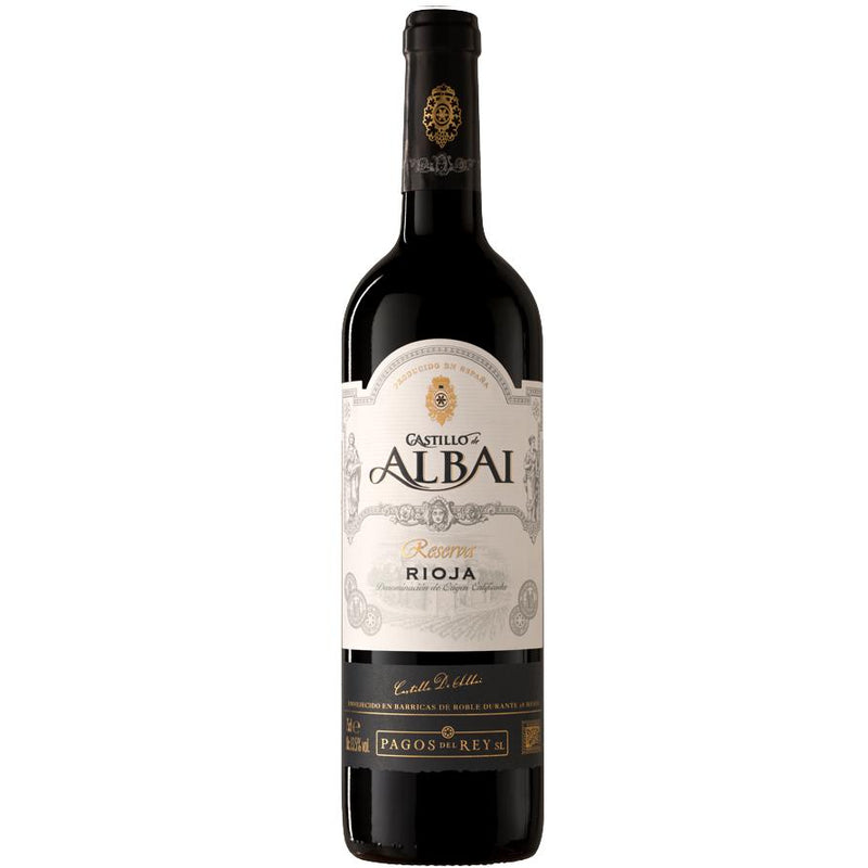 Pagos del Rey Castillo De Albai Reserva 2014 (12 bottle case)-Red Wine-World Wine