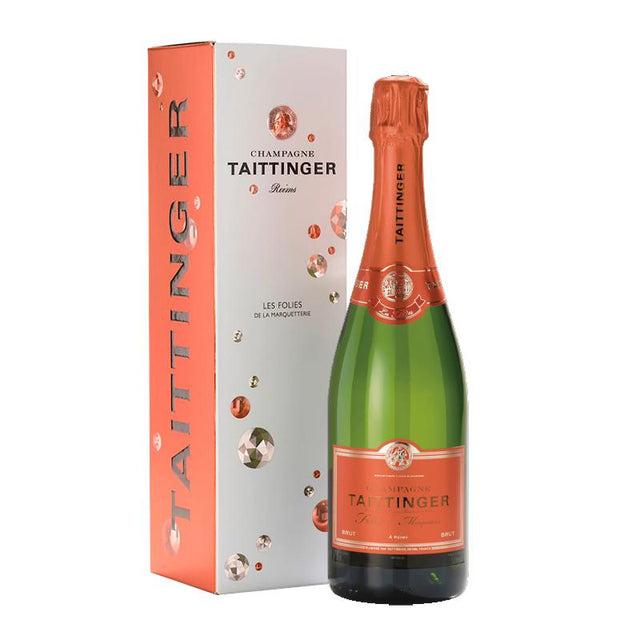 Champagne Taittinger Folies de la Marquetterie Gift Boxed NV-Champagne & Sparkling-World Wine