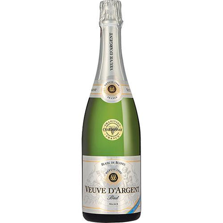 Veuve D'Argent Cuvée Prestige Blanc de Blancs Brut NV-Champagne & Sparkling-World Wine