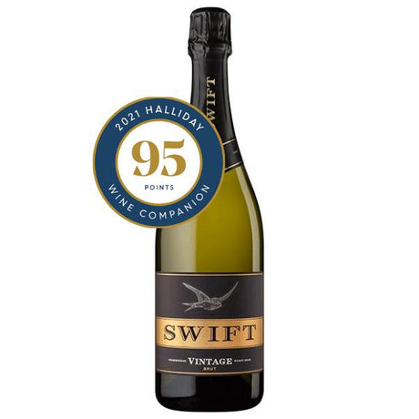 Swift Vintage Sparkling Chardonnay Pinot Noir 2013-Champagne & Sparkling-World Wine