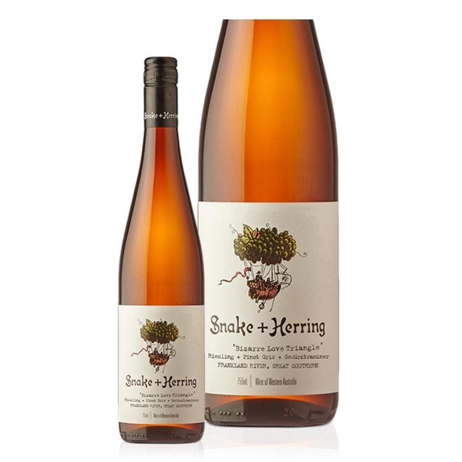 Snake & Herring ‘Bizarre Love Triangle’ Pinot Gris + Gewürtztraminer + Riesling Frankland River 2021-White Wine-World Wine