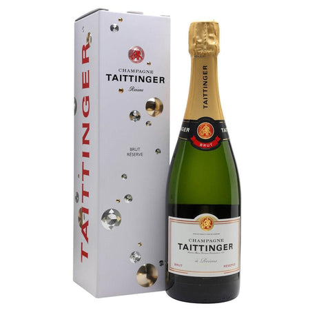 Champagne Taittinger Brut Réserve Gift Boxed NV-Champagne & Sparkling-World Wine