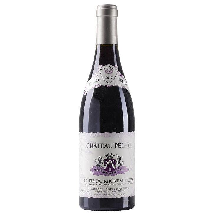 Château Pegau Côtes du Rhône Villages Cuvée Setier 2012 (6 Bottle Case)-Red Wine-World Wine
